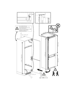 Külmik beko, integreeritav, 177,5 cm, 185/69 l, 38 db, elektrooniline juhtimine, nofrost, valge-foto5