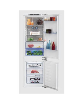 Külmik beko, integreeritav, 177,5 cm, 185/69 l, 38 db, elektrooniline juhtimine, nofrost, valge