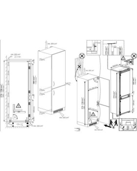 Külmik beko, integreeritav, 194 cm, 215/69 l, 37 db, elektrooniline juhtimine, nofrost, valge-foto5
