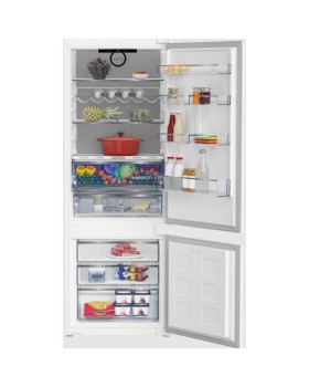 Külmik beko, integreeritav, 194 cm, 280/90 l, 35 db, elektrooniline juhtimine, nofrost, valge