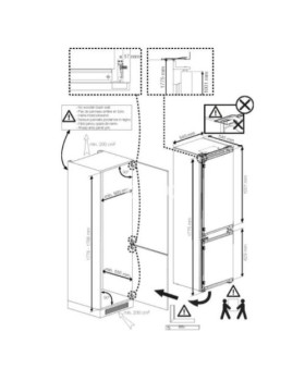 Külmik beko, integreeritav, 177,5 cm, 193/78 l, 35 db, elektrooniline juhtimine, valge-foto6