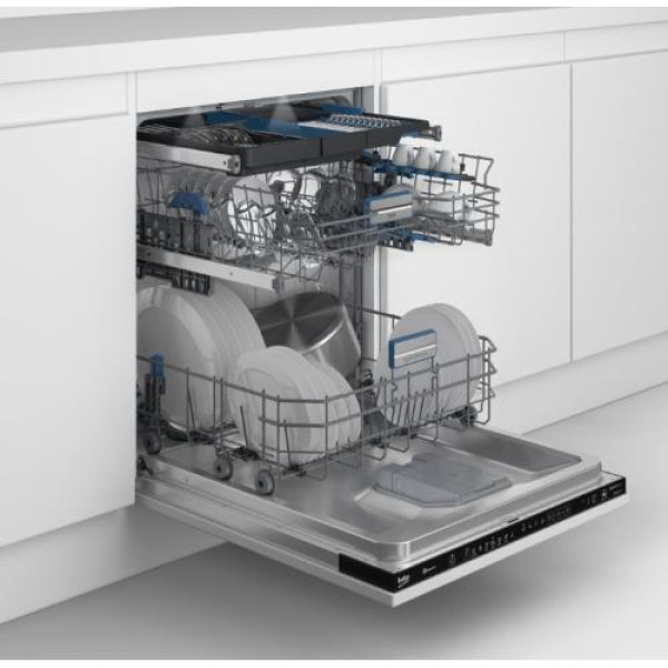Nõudepesumasin beko, integreeritav, 3 korvi, 60 cm, 40 db