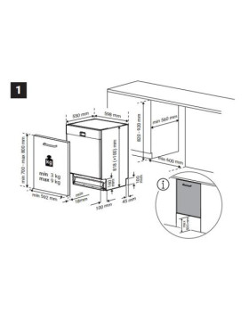 Nõudepesumasin beko, integreeritav, 3 korvi, 60 cm, 41 db-foto5