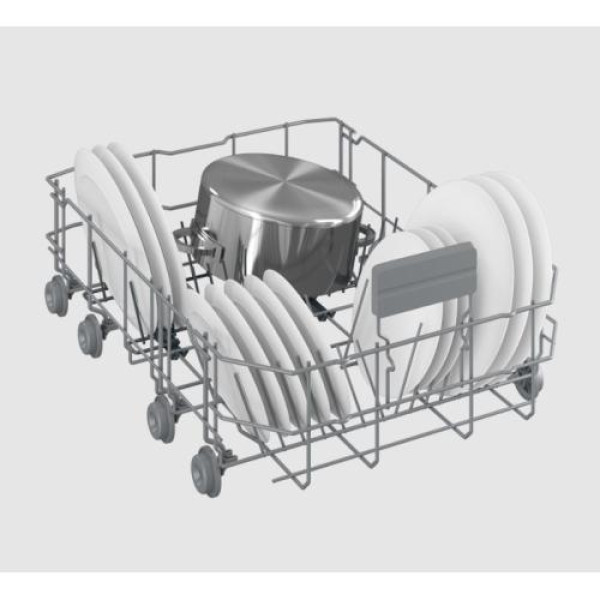 Nõudepesumasin beko, integreeritav, 3 korvi, 45 cm, 47 db