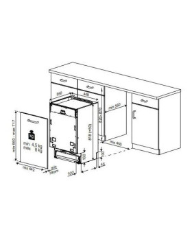 Nõudepesumasin beko, integreeritav, 3 korvi, 45 cm, 47 db-foto7