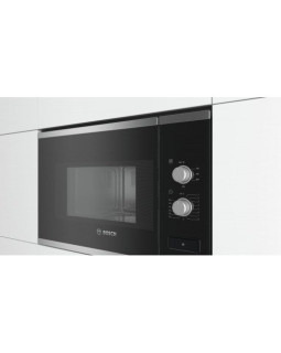 Mikrolaineahi bosch, integreeritav, 20 l, 800 w, must/rv teras-foto2