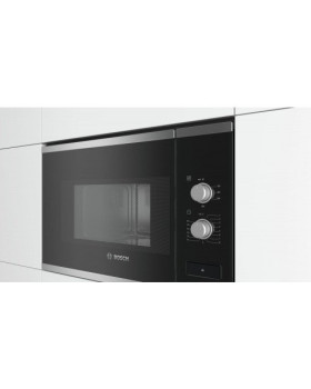 Mikrolaineahi bosch, integreeritav, 20 l, 800 w, must/rv teras-foto2