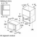 Mikrolaineahi bosch, integreeritav, 20 l, must, 800 w