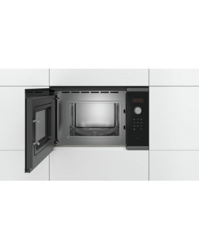 Mikrolaineahi bosch, integreeritav, 20 l, 800 w, must/rv teras-foto4