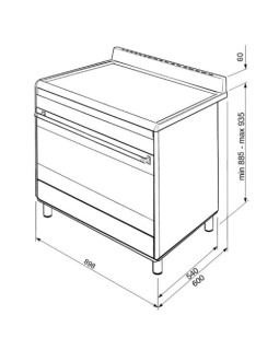 Gaasipliit smeg concerto, 5 x gaas, elektriahi, katalüüs/aurupuhastus, 90 cm, rv teras-foto2