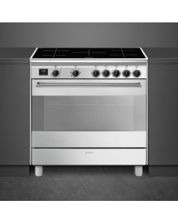 Elektripliit smeg concerto, elektriahi, induktsioon, aurupuhastus, 90 cm, rv teras-foto2