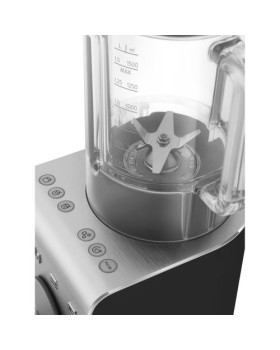 Blender smeg vaakumpumbaga, 50`ndate stiil, 1,5l, 1400w, matt must, alumiinium-foto2