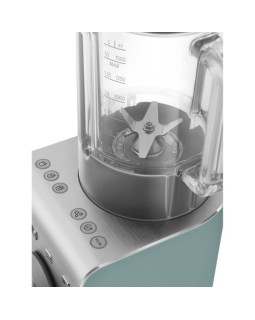 Blender smeg vaakumpumbaga, 50`ndate stiil, 1,5l, 1400w, matt roheline, alumiinium-foto5