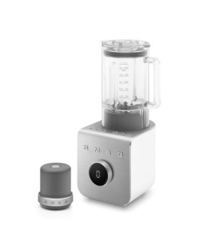 Blender smeg vaakumpumbaga, 50`ndate stiil, 1,5l, 1400w, matt valge, alumiinium
