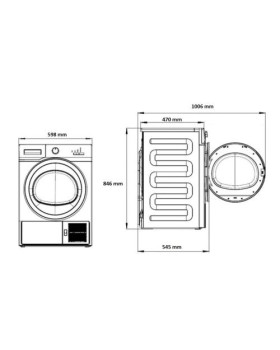 Kuivati beko, soojuspumbaga, 7 kg, valge-foto4