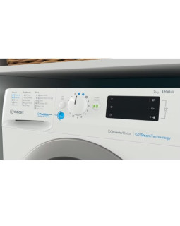 Pesumasin indesit, eestlaetav, 7 kg, 1200 p/min, inverter, hõbedane luuk-foto14