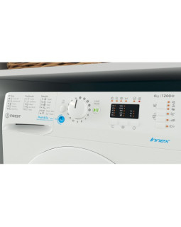 Pesumasin indesit, eestlaetav, 6 kg, 1200 p/min, valge-foto2