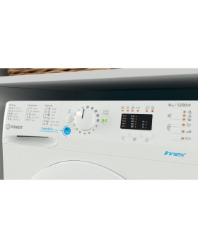 Pesumasin indesit, eestlaetav, 6 kg, 1200 p/min, valge-foto2