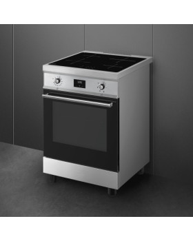 Elektripliit smeg, 4x induktsioon, elektriahi, aurupuhastus, 60cm, rv teras-foto4