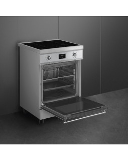 Elektripliit smeg, 4x induktsioon, elektriahi, aurupuhastus, 60cm, rv teras-foto5