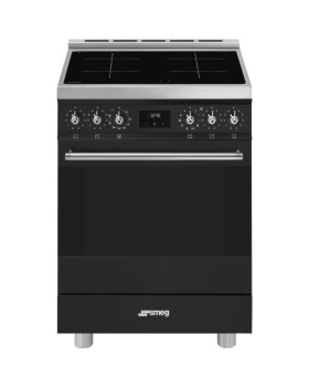 Elektripliit smeg, 4x induktsioon, elektriahi, pürolüüs, 60cm, matt must