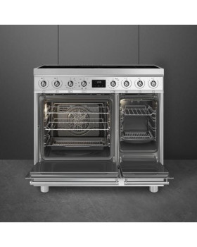 Elektripliit smeg classic, 90 cm, 5 x induktsioon, 2x elektriahi, aurupuhastus, rv teras-foto2