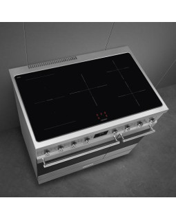 Elektripliit smeg classic, 90 cm, 5 x induktsioon, 2x elektriahi, aurupuhastus, rv teras-foto6