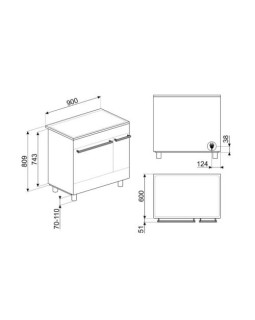 Elektripliit smeg classic, 90 cm, 5 x induktsioon, 2x elektriahi, aurupuhastus, rv teras-foto8
