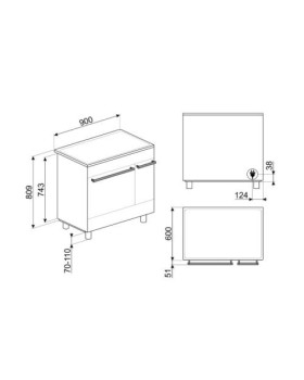 Elektripliit smeg classic, 90 cm, 5 x induktsioon, 2x elektriahi, aurupuhastus, rv teras-foto8