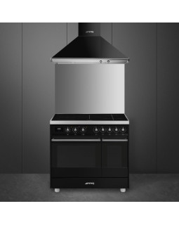 Elektripliit smeg, 5 x induktsioon, 2 x elektriahi, pürolüüs, 90cm, must-foto2