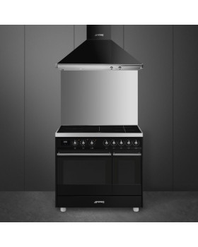 Elektripliit smeg, 5 x induktsioon, 2 x elektriahi, pürolüüs, 90cm, must-foto2