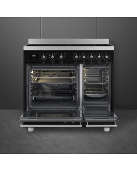 Elektripliit smeg, 5 x induktsioon, 2 x elektriahi, pürolüüs, 90cm, must-foto3