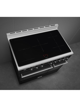 Elektripliit smeg, 5 x induktsioon, 2 x elektriahi, pürolüüs, 90cm, must-foto4