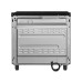 Elektripliit smeg classic, 90 cm, 5 x induktsioon, 2x elektriahi, pürolüüspuhastus, matt must