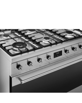 Gaasipliit smeg classic, elektriahi, aurupuhastus, 90 cm, rv teras-foto7