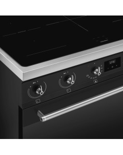 Elektripliit smeg, 5x induktsioon, elektriahi, 90cm, matt must-foto7