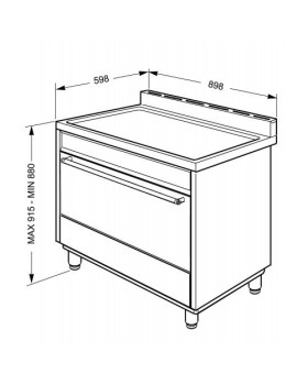 Elektripliit smeg, 5x induktsioon, elektriahi, 90cm, rv teras-foto9