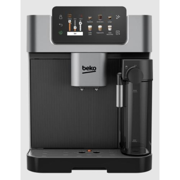 Espresso kohvimasin beko, must/hõbedane