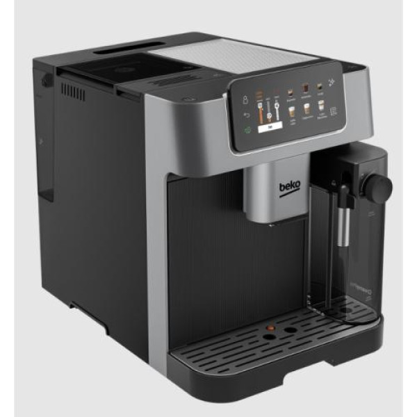 Espresso kohvimasin beko, must/hõbedane