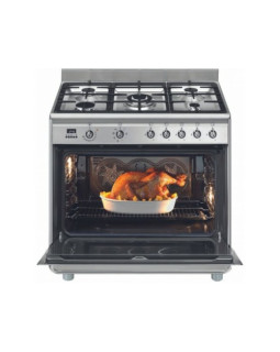 Gaasipliit smeg mista, 5 x gaas, elektriahi, aurupuhastus, 90 cm, rv-teras-foto2