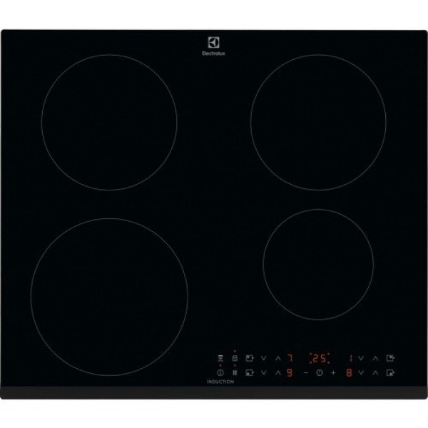 Pliidiplaat electrolux, 4 x induktsioon, 60 cm, hob2hood, must, faasitud esiserv Kodumasinad