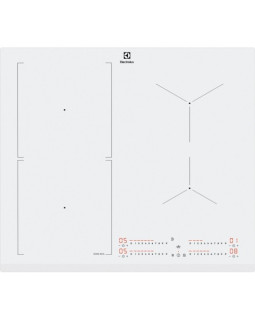 Pliidiplaat electrolux, 4 x induktsioon, 60 cm, valge, faasitud esiserv