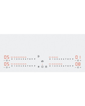 Pliidiplaat electrolux, 4 x induktsioon, 60 cm, valge, faasitud esiserv-foto2