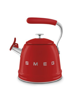 Veekeedukann smeg, 50`ndate stiil, 2,3 l, punane