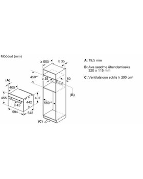 Kompakt mikro-kombiahi bosch, 45 l, must-foto6