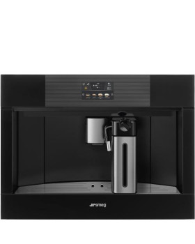 Espresso kohvimasin smeg linea, integreeritav, automaatne piimavahustaja, linea, must