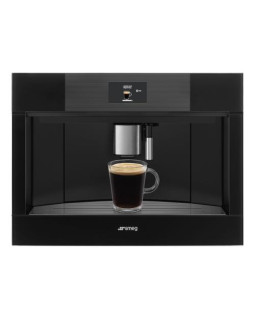 Espresso kohvimasin smeg linea, integreeritav, automaatne piimavahustaja, linea, must-foto2
