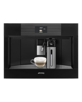 Espresso kohvimasin smeg linea, integreeritav, automaatne piimavahustaja, linea, must-foto3