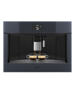 Espresso kohvimasin smeg linea, integreeritav, automaatne piimavahustaja, linea, neptuun hall-foto2