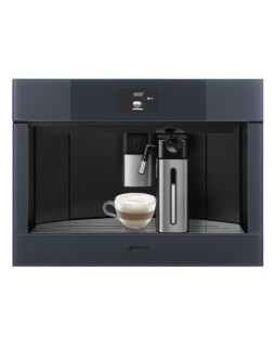 Espresso kohvimasin smeg linea, integreeritav, automaatne piimavahustaja, linea, neptuun hall-foto4